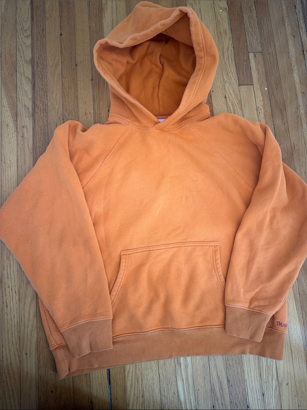 Aritzia- TNA- cozy orange hoody